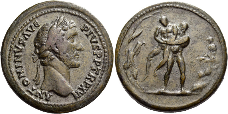 Antoninus Pius augustus, 138 – 161

Medallion 151-152, Æ 35 mm, 35.23 g. ANTON...