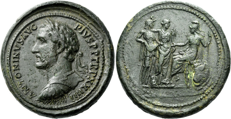 Antoninus Pius augustus, 138 – 161 

Medallion circa 160-161, Æ 42 mm, 54.94 g...