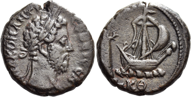 Commodus augustus, 177 – 192 

Tetradrachm, Alexandria 188-189, billon 23 mm, ...