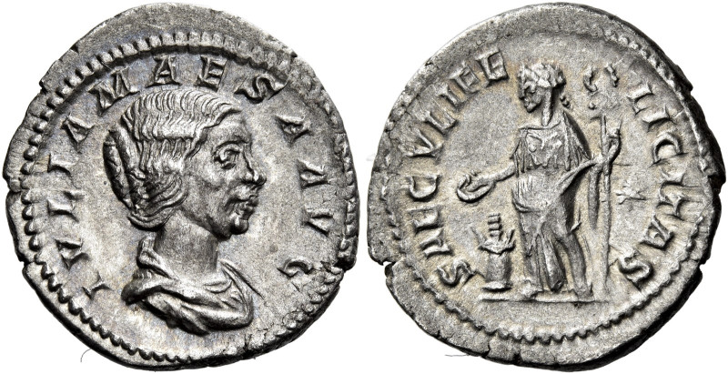Julia Maesa, grandmother of Elagabalus and Severus Alexander 

Denarius circa ...