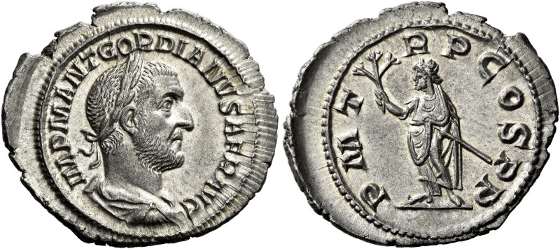 Gordian I, 1st – 22nd April 238 

Denarius 1st-22nd April 238, AR 22 mm, 2.53 ...