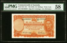 Australia Commonwealth of Australia 10 Shillings ND (1942) Pick 25b PMG Choice About Unc 58. 

HID09801242017