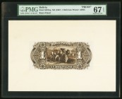 Bolivia Banco Potosi 1 Boliviano ND (1887) Pick S221bp Proof PMG Superb Gem Unc 67 EPQ. 

HID09801242017