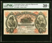 Guatemala Banco Agricola Hipotecario 5 Pesos 1.8.1914 Pick S102c PMG Very Fine 30 EPQ. 

HID09801242017