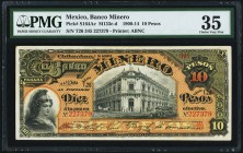Mexico Banco Minero 10 Pesos 1900-14 Pick S164Ac PMG Choice Very Fine 35. 

HID09801242017