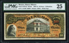 Mexico Banco Minero 10 pesos 1903-12 Pick S164Ad PMG Very Fine 25. 

HID09801242017