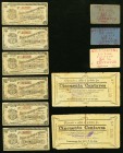 Mexico Group of 21 Very Fine-Choice Uncirculated. The 20 Pesos issued by Estado De Chihuahua is laminated. There will be no returns on this lot for an...
