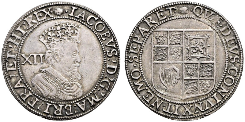 Proof AR Shilling (30mm, 5.99 g, 12h). Second coinage. London mint; im: tun. Str...