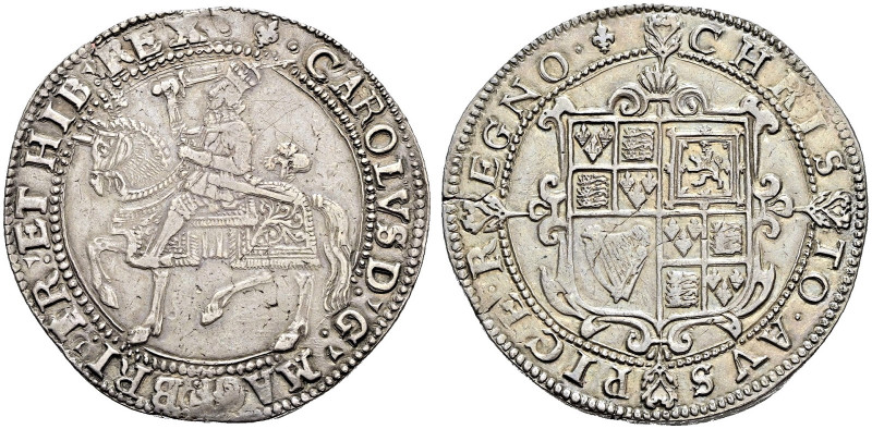 AR Crown (43mm, 30.10 g, 4h). Group I, type 1a. London mint; im: lis. Struck 162...