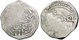 AR Three Shillings (32mm, 15.35 g, 6h). In the name of Charles I. Dated 1645. Crown over * C : R */ · III · S / OBS CARL/ · 1645 ·/ *. Brooker 1219 (t...
