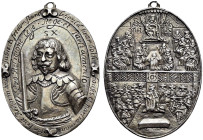 AR Badge (27mm, 6.96 g, 12h). By T. Rawlins. Dated 1642. Should hear both houSes of parliamant For true Religion and Subiects fredom Stand/ Pro Religi...