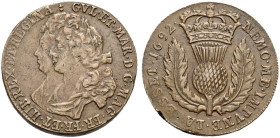 Æ Bawbee. Scottish coinage. Edinburgh mint; mm: two small trefoils. Dated 1692. Murray & Stewart 10 (dies G/1692c); Burns 1 (fig. 1072); SCBC 5668.
A...
