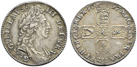 AR Shilling. Bristol mint. Dated 1697 B. First bust. Large lettering. Bull 1161; ESC 1095; SCBC 3498 (this coin illustrated).
Highest graded for this...