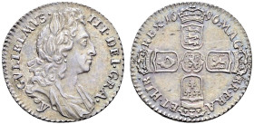 AR Sixpence. York mint. Dated 1696 ?. First bust. Early harp, large crowns. Bull 1296; ESC 1539; SCBC 3525.
Toned.
In NGC encapsulation 2153879-015,...