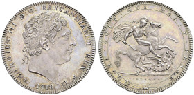 AR Crown. Dated 1818 and RY LIX. Last coinage. Bull 2009; ESC 214; SCBC 3787.
Deep tone.
In NGC encapsulation 2153863-025, graded MS 63.