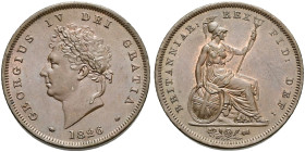 CU Penny. Dated 1826. Peck 1422; SCBC 3823.
Toned with wisps of lustre.
In NGC encapsulation 2153879-031, graded MS 64 BN.