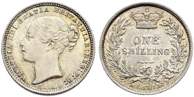AR Shilling. Dated 1873. Young head. Die no. 120. Bull 3043; ESC 1325; SCBC 3906A.
Top Pop. Much as struck. Lightly toned.
In NGC encapsulation 2153...