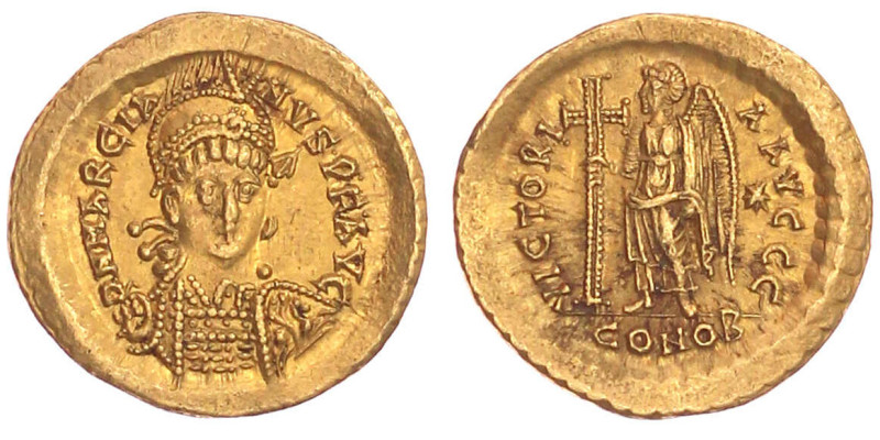 Römische Goldmünzen

Kaiserzeit

Marcianus, 450-457

Solidus 450/457 Const...