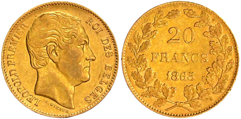 Ausländische Goldmünzen und -medaillen

Belgien

Leopold I., 1831-1865

20...