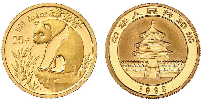 Ausländische Goldmünzen und -medaillen

China

Volksrepublik, seit 1949

2...