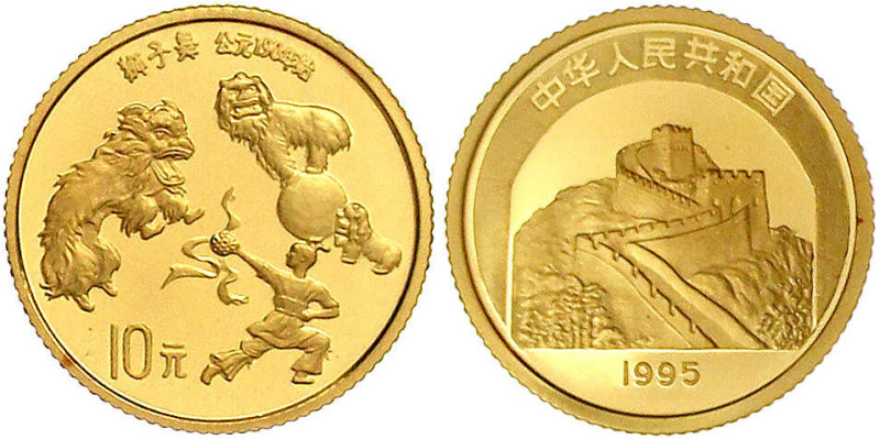 Ausländische Goldmünzen und -medaillen

China

Volksrepublik, seit 1949

1...