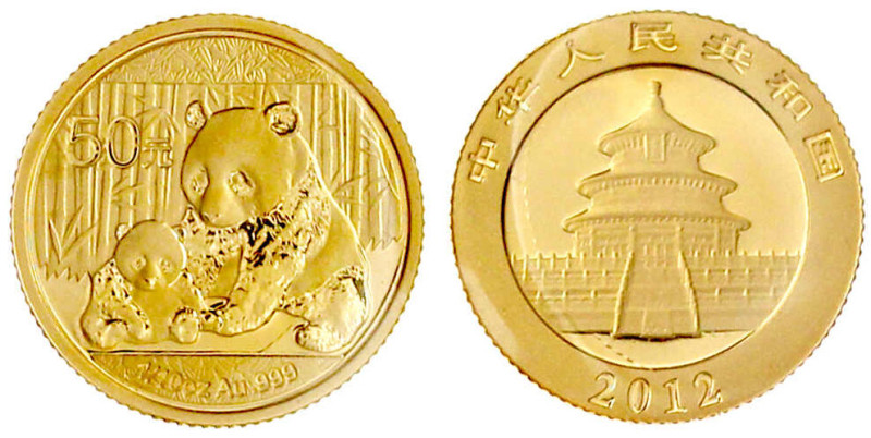 Ausländische Goldmünzen und -medaillen

China

Volksrepublik, seit 1949

5...