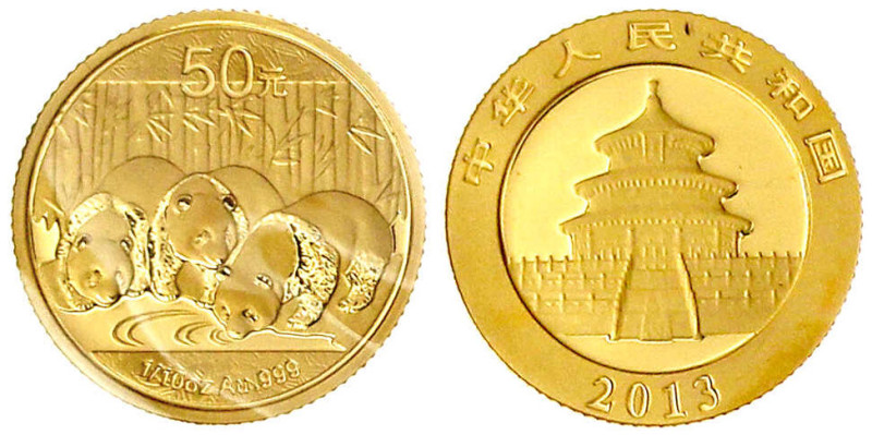 Ausländische Goldmünzen und -medaillen

China

Volksrepublik, seit 1949

5...