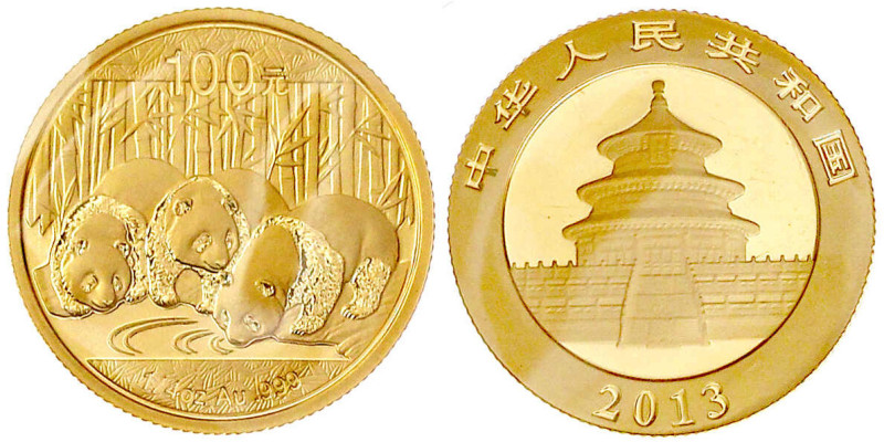 Ausländische Goldmünzen und -medaillen

China

Volksrepublik, seit 1949

1...