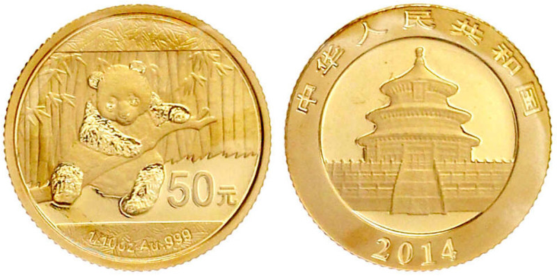 Ausländische Goldmünzen und -medaillen

China

Volksrepublik, seit 1949

5...