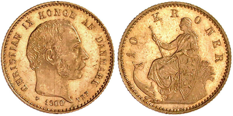 Ausländische Goldmünzen und -medaillen

Dänemark

Christian IX., 1863-1906
...