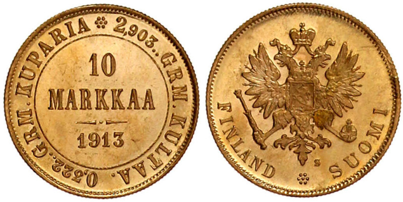 Ausländische Goldmünzen und -medaillen

Finnland

Nikolaus II., 1894-1917
...