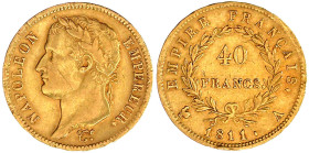 Ausländische Goldmünzen und -medaillen

Frankreich

Napoleon I., 1804-1814/15

40 Francs 1811 A, Paris. 12,9 g. 900/1000. sehr schön, leicht jus...