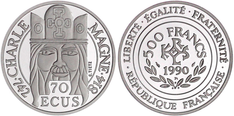 Ausländische Goldmünzen und -medaillen

Frankreich

Fünfte Republik, seit 19...