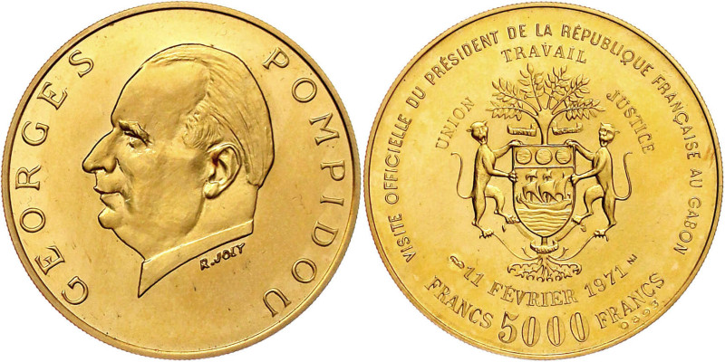 Ausländische Goldmünzen und -medaillen

Gabun

Republik, seit 1960

5000 F...