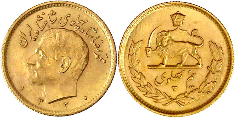 Ausländische Goldmünzen und -medaillen

Iran

Mohammed Reza Pahlavi, 1941-19...