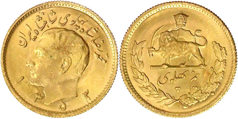 Ausländische Goldmünzen und -medaillen

Iran

Mohammed Reza Pahlavi, 1941-19...