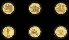Ausländische Goldmünzen und -medaillen

Italien- Republik

seit 1946

Goldmedaillen-Set 1990 auf die Fußball-WM. 6 verschiedene Medaillen mit je...