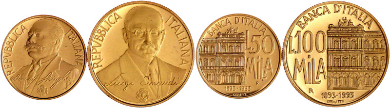 Ausländische Goldmünzen und -medaillen

Italien- Republik

seit 1946

2 St...