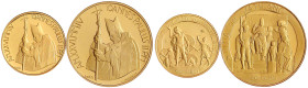 Ausländische Goldmünzen und -medaillen

Italien-Kirchenstaat

Johannes Paul II., 1978-2005

50 und 20 Euro 2004. Wurzeln des Glaubens im Alten T...