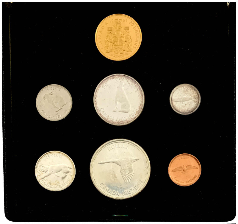 Ausländische Goldmünzen und -medaillen

Kanada

Britisch, seit 1763

Proof...