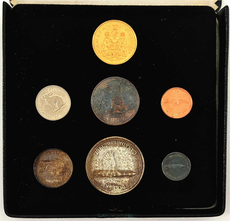 Ausländische Goldmünzen und -medaillen

Kanada

Britisch, seit 1763

Proof...