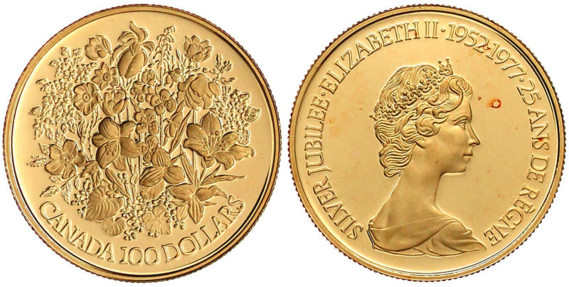 Ausländische Goldmünzen und -medaillen

Kanada

Britisch, seit 1763

100 D...