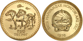 Ausländische Goldmünzen und -medaillen

Mongolei

750 Tugrik 1976. Przewalski Pferde. 33,44 g. 900/1000. Polierte Platte. Schön 38. Krause/Mishler...