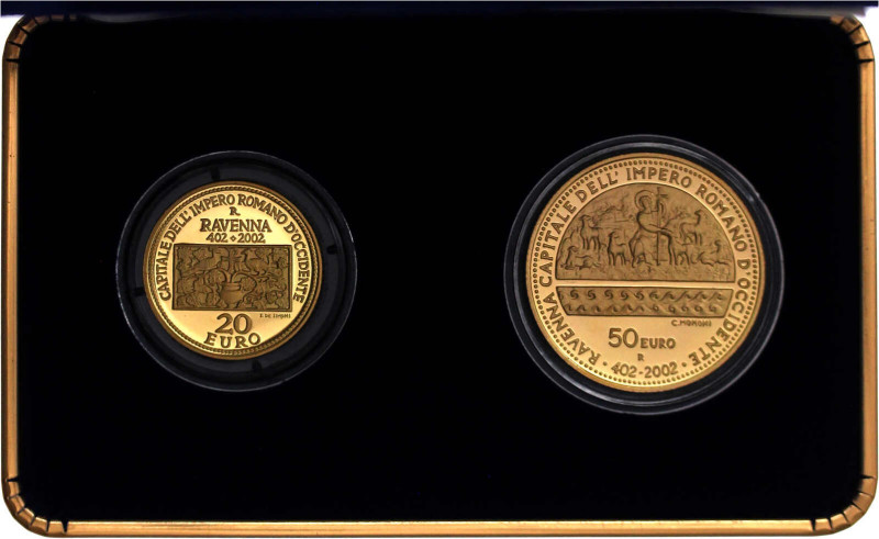 Ausländische Goldmünzen und -medaillen

San Marino

50 und 20 Euro 2002, 160...
