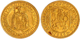 Ausländische Goldmünzen und -medaillen

Tschechoslowakei

Dukat 1928. Hl. Wenzel. 3,49 g. 986/1000. fast Stempelglanz. Krause/Mishler 8. Schön 12....