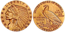 Ausländische Goldmünzen und -medaillen

Vereinigte Staaten von Amerika

Unabhängigkeit, seit 1776

5 Dollars 1912, Philadelphia. Indianer. 8,36 ...