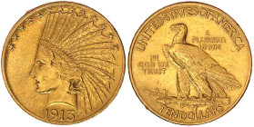 Ausländische Goldmünzen und -medaillen

Vereinigte Staaten von Amerika

Unabhängigkeit, seit 1776

10 Dollars 1913, Philadelphia. Indianer. 16,7...
