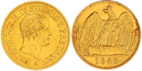 Altdeutsche Goldmünzen und -medaillen

Brandenburg-Preußen

Friedrich Wilhelm IV., 1840-1861

Doppelfriedrich d´or 1848 A, Berlin. 13,32 g. sehr...
