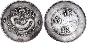 CHINA und Südostasien

China

Qing-Dynastie. Pu Yi (Xuan Tong), 1908-1911

Sar (Tael) o.J. (1910). "Ration Silver", Provinz Sinkiang. 35,53 g. f...