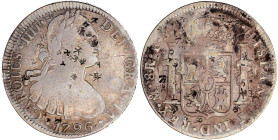CHINA und Südostasien

China

"Bang Yang"

Mexiko 8 Reales 1796 mit div. Chopmarks. schön